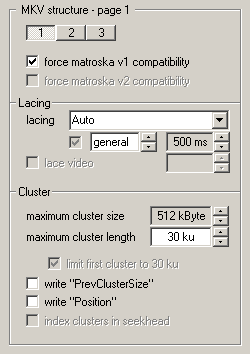 mkv settings page 1